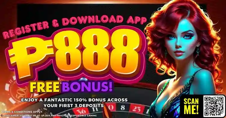 Register and Download App Get up to P888 Free Bonus