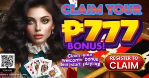 CLAIM YOUR P777 BONUS - REGISTER TO CLAIM