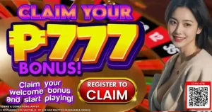 CLAIM YOUR P777 BONUS - REGISTER TO CLAIM