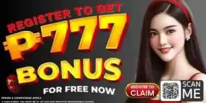 REGISTER TO GET P777 FREE BONUS NOW - REGISTER TO CLAIM